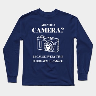 Funny Pick Up Line Camera Joke Long Sleeve T-Shirt